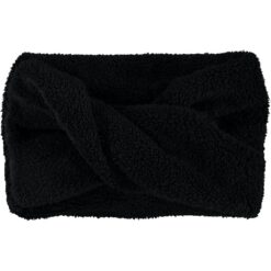 Hoofdband teddy polyester zwart
