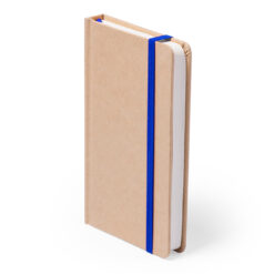 Notitieboekje A5 met blauw elastiek