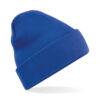 Gebreide muts polyester marineblauw
