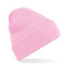 Gebreide muts polyester lichtroze