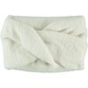Hoofdband teddy polyester wit