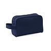 Toilettas met handvat polyester donkerblauw