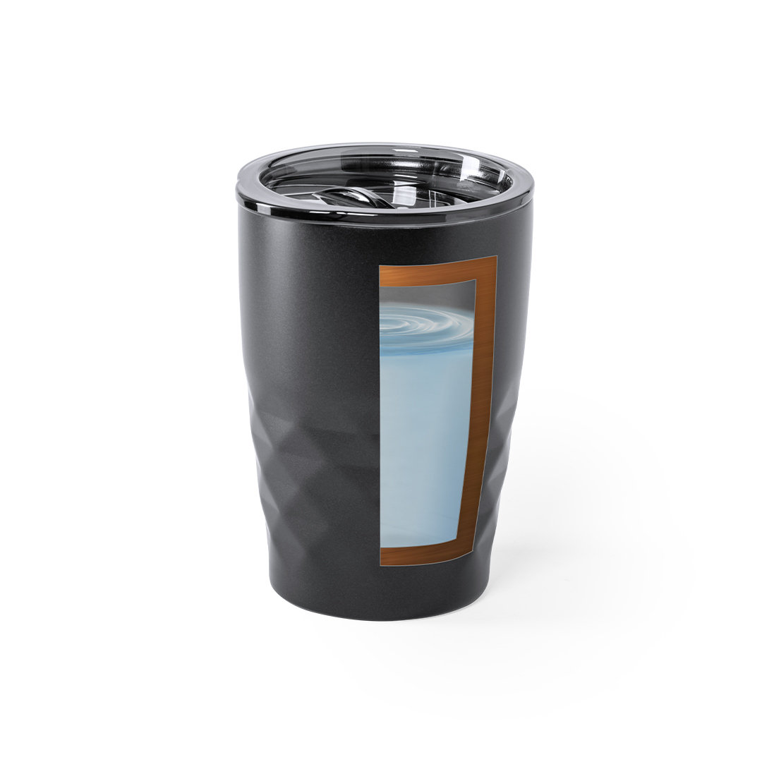 Thermosbeker RVS 350 ml zwart - Afbeelding 2