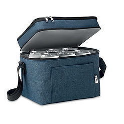 Alternative view of Koeltas met dubbel compartiment RPET donkerblauw