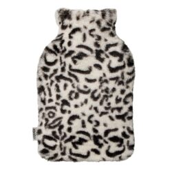 Kruik met slaapmasker panterprint wit