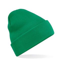 Gebreide muts polyester groen