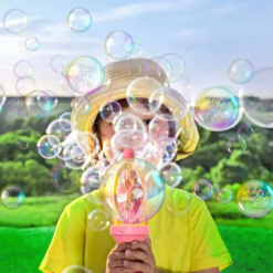 Alternative view of Bellenblaas pistool grote bubbels in bubbels roze