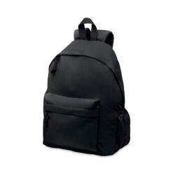 RPET basic rugzak met voorvak zwart