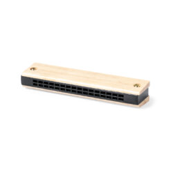 Mondharmonica met opbergzakje bamboe