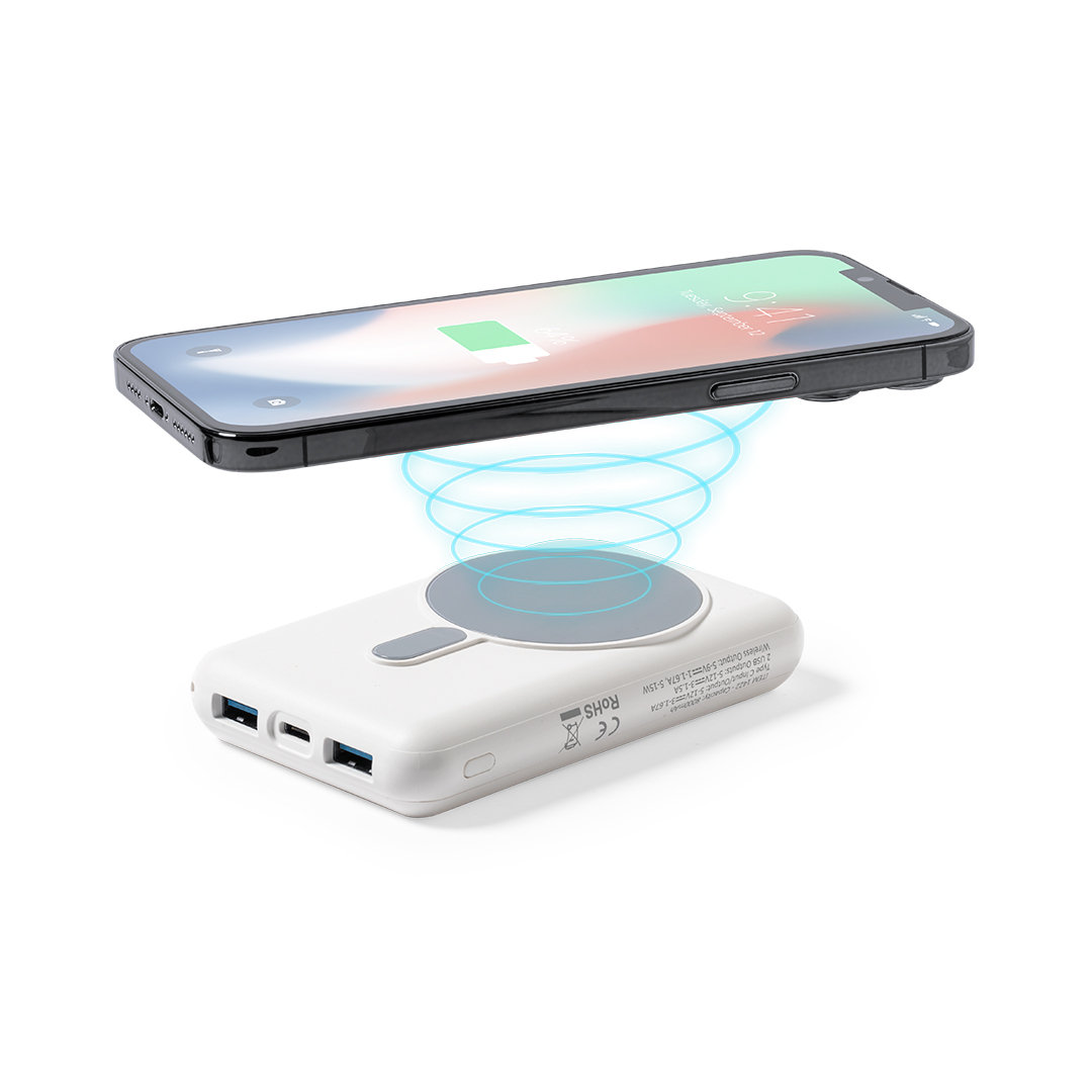Solar powerbank 8000 mAh wit - Afbeelding 4