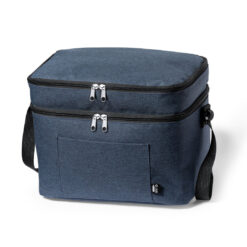 Koeltas met dubbel compartiment RPET marineblauw