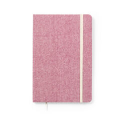Alternative view of Notitieboek A5 gerecycled katoen rood