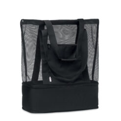 Alternative view of 2-in-1 Boodschappentas en strandtas RPET zwart