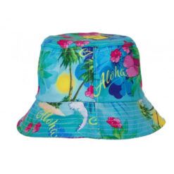 Alternative view of Vissershoedje Hawaii 58 cm blauw