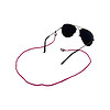 Basic brillenkoordje donkerroze