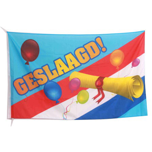 Vlag Geslaagd! 90 x 150 cm