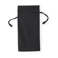 Brillenzakje polyester zwart