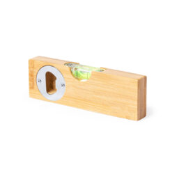 Bamboe flesopener met waterpas