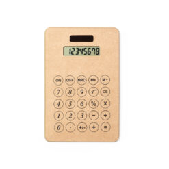 Rekenmachine gerecycled karton beige