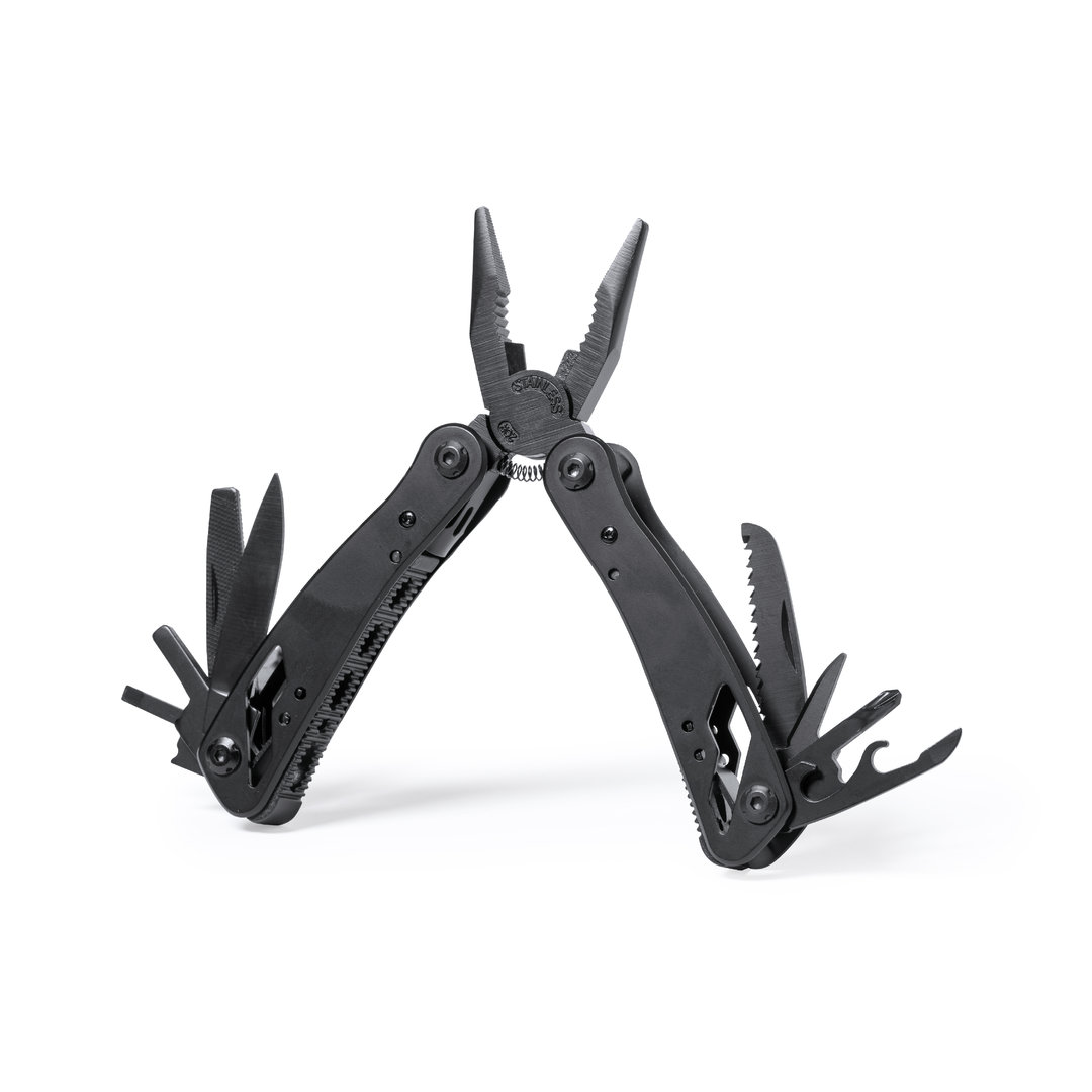 Multitool 12 functies zwart