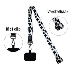 Alternative view of Yucka telefoonkoord universeel - Koeienprint