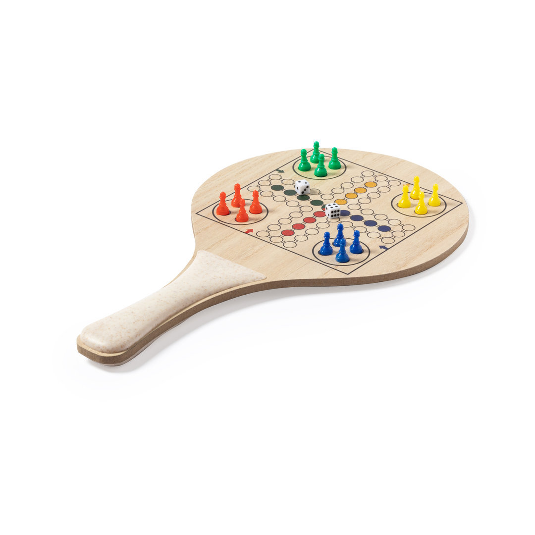 Beach ball set met opbergtasje naturel - Afbeelding 4