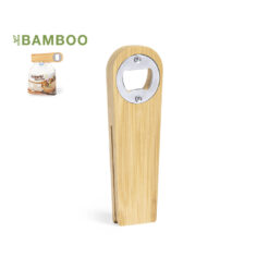 Alternative view of Bamboe flesopener met afsluitclip