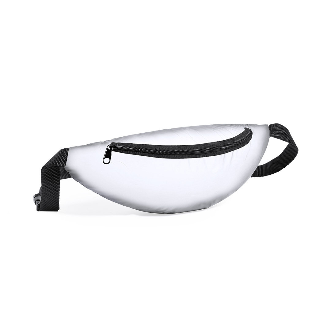 Heuptasje reflecterend polyester grijs - Afbeelding 3