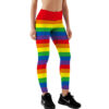 Yucka festival legging met regenboog print