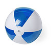 Strandbal gestreept blauw/wit