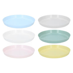 Camping bordenset 6 stuks multicolor