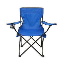 Alternative view of Campfest campingstoel met bekerhouder blauw