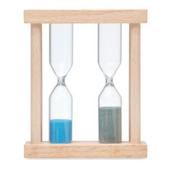 Alternative view of Houten douchetimer dubbele zandloper bruin