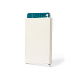 Pasjeshouder met RFID bescherming tarwestro naturel