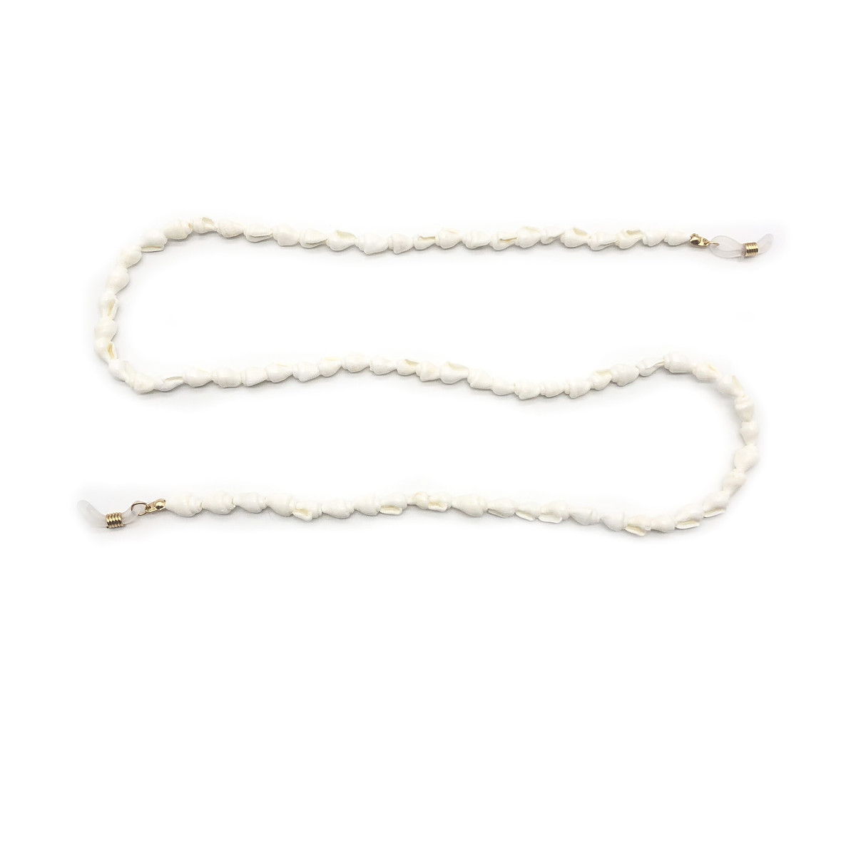 Brillenkoord witte schelpjes - Afbeelding 2