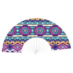 Deluxe festival handwaaier Ibiza aztec