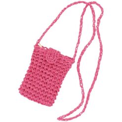 Alternative view of Telefoontasje papierstro roze