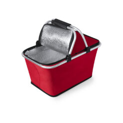 Opvouwbare thermische picknickmand - Koeltas - rood