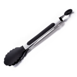 Keukentang - BBQ tang - RVS/siliconen zwart