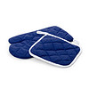 Keukenset ovenhandschoen met pannenlap polyester/katoen navy