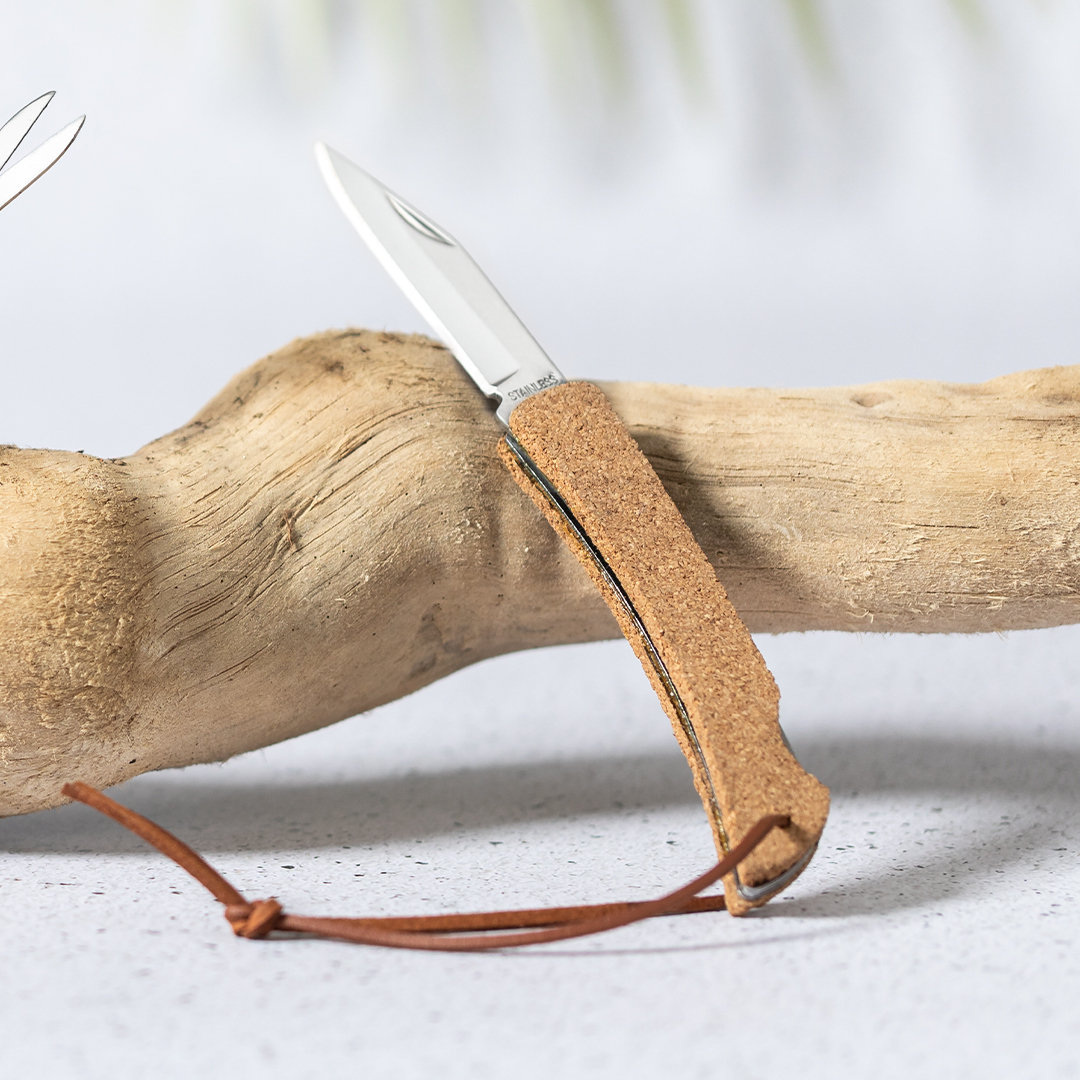 Zakmes RVS met kurken handvat - Afbeelding 4