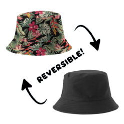 Alternative view of Yucka reversible vissershoedje met jungle print - 58 cm