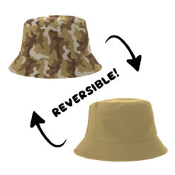 Alternative view of Yucka reversible vissershoedje camouflage - 58 cm