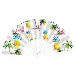 Deluxe festival handwaaier Flamingo beach
