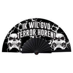Deluxe festival handwaaier Ik wil gvd terror horen!