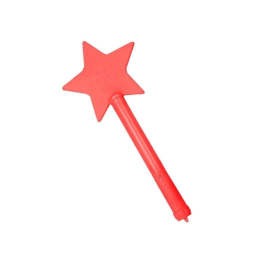 Magische toverstaf met licht rood