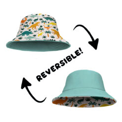 Alternative view of Yucka reversible vissershoedje voor kinderen dino - 4 t/m 7 jaar - 52 cm