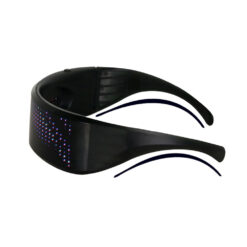 Alternative view of Shining Glasses Bluetooth LED bril met opbergzakje - micro USB