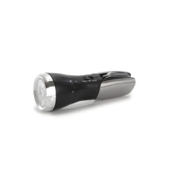 Alternative view of Zaklamp multifunctioneel 12 functies RVS zwart/zilver