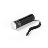 Zaklamp 9 LED aluminium zwart